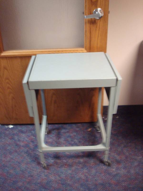 lot 58 image: Metal Folding Table, Used, Some Wear