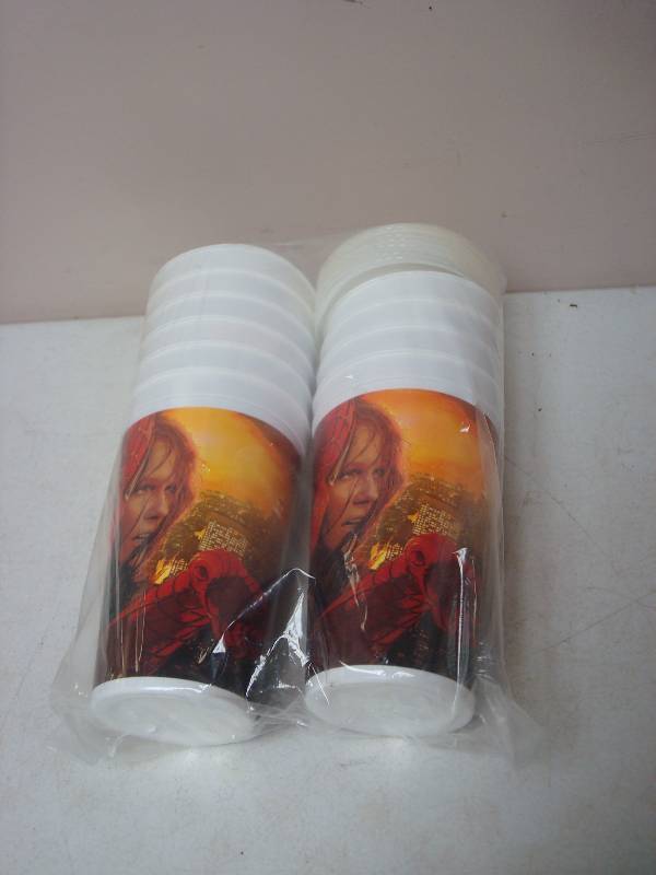lot 68 image: Lot Of New Spiderman Cups With Covers