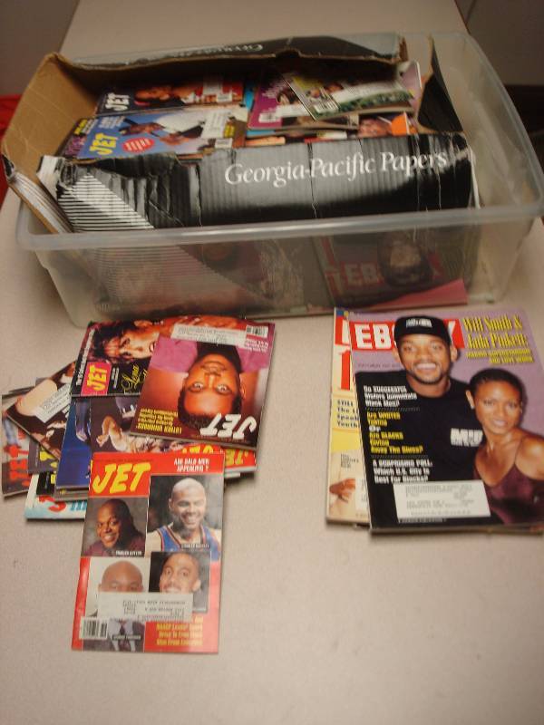 lot 90 image: Lot Of Jet And Ebony Magazines