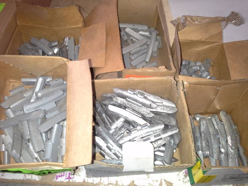 8 boxes of Tire Balance Weights