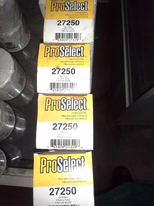 Lot of (4)Oil Filters