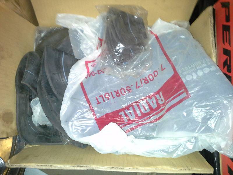 Box of Tire Tubes