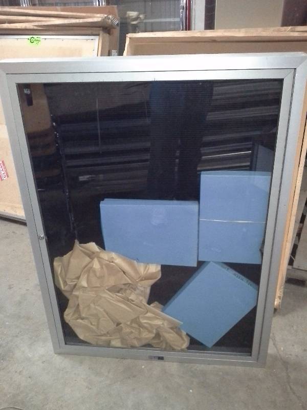 Lot of (3)Glass Display Cases