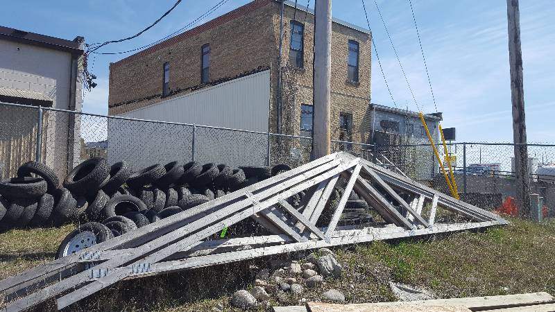 Lot of (10) Roof Trusses