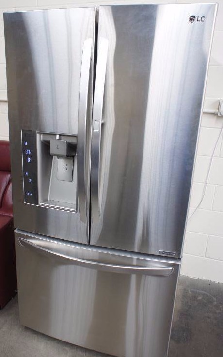 lot 1 image: LG Refrigerator- Model # (LFXS29766S)
