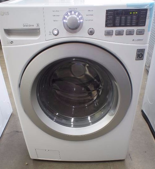 lot 7 image: LG Washer- Model # (WM3170CW)