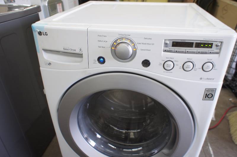 lot 10 image: LG Washer- Model # (WM3050CW)
