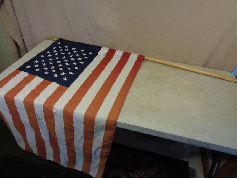 lot 103 image: Flag with Pole