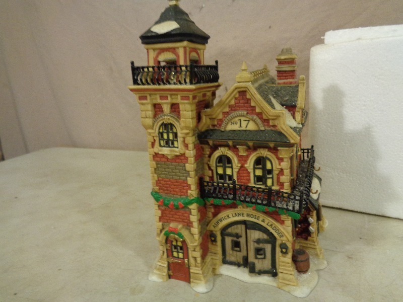 lot 118 image: Dept 56 Firehouse