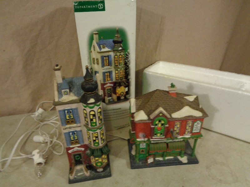 lot 122 image: 2 Dept 56 Houses