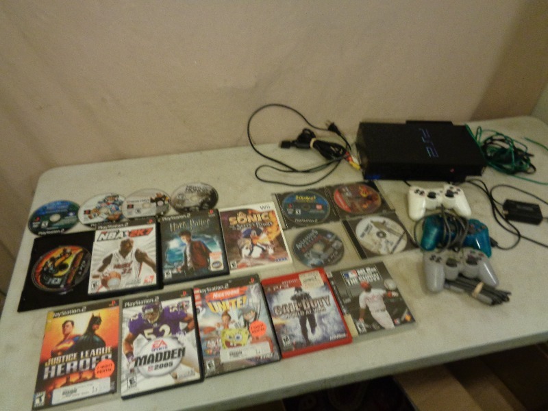 lot 182 image: PS3, Wii, PS2 Video Games and Playstation 2 System