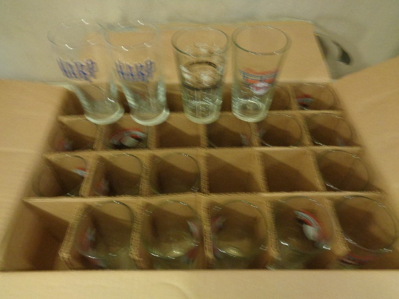 lot 192 image: Budweiser Twins Roof Deck Target Field Glasses