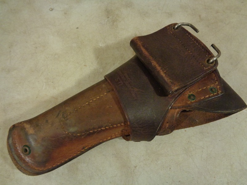 Antique Leather Holster Stamped US Tools, Furniture, Antiques