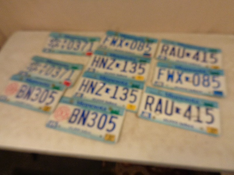 lot 57 image: 10 Assorted License Plates