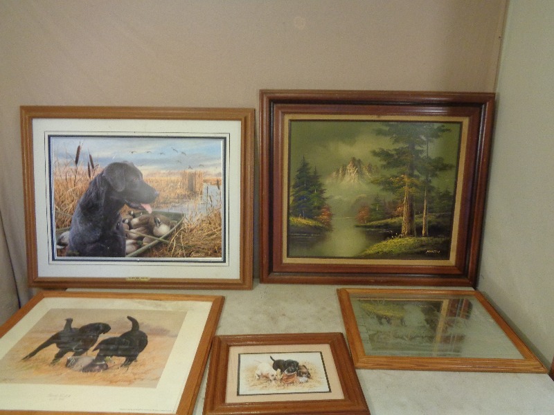 lot 227 image: 5 Framed Pictures
