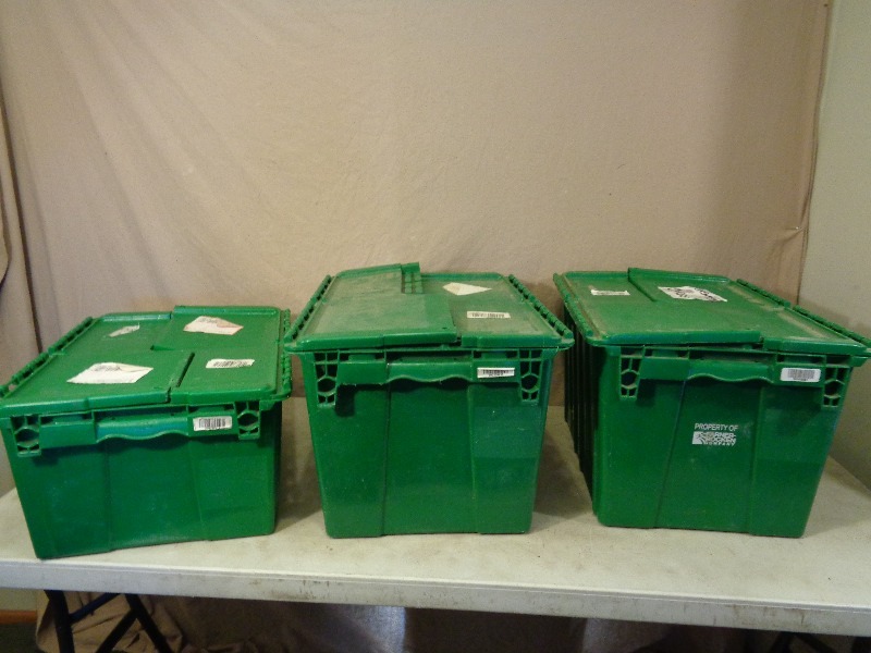 lot 247 image: 3 Totes with Lids