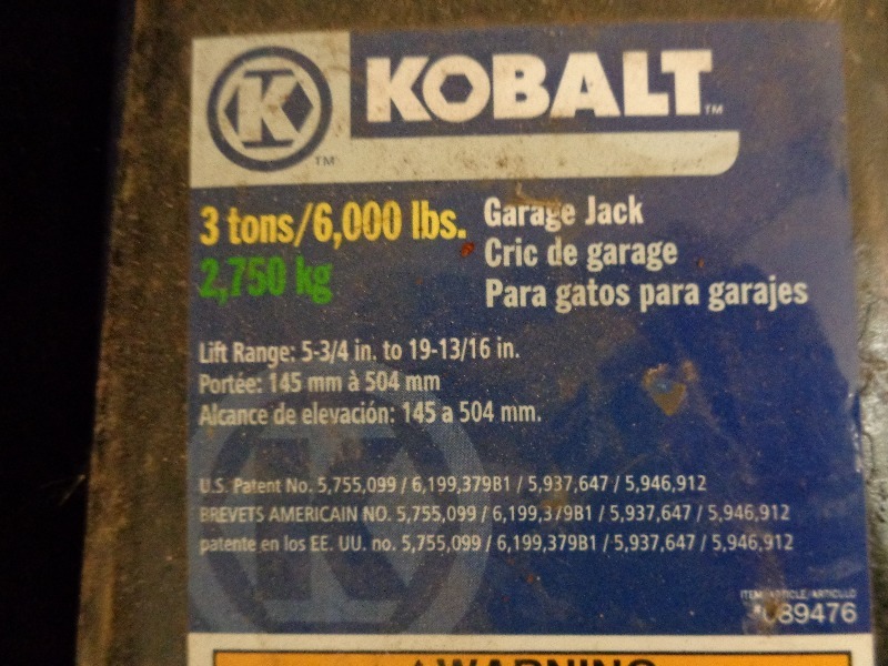 Kobalt 6000 Lb Floor Jack Tools Furniture Antiques