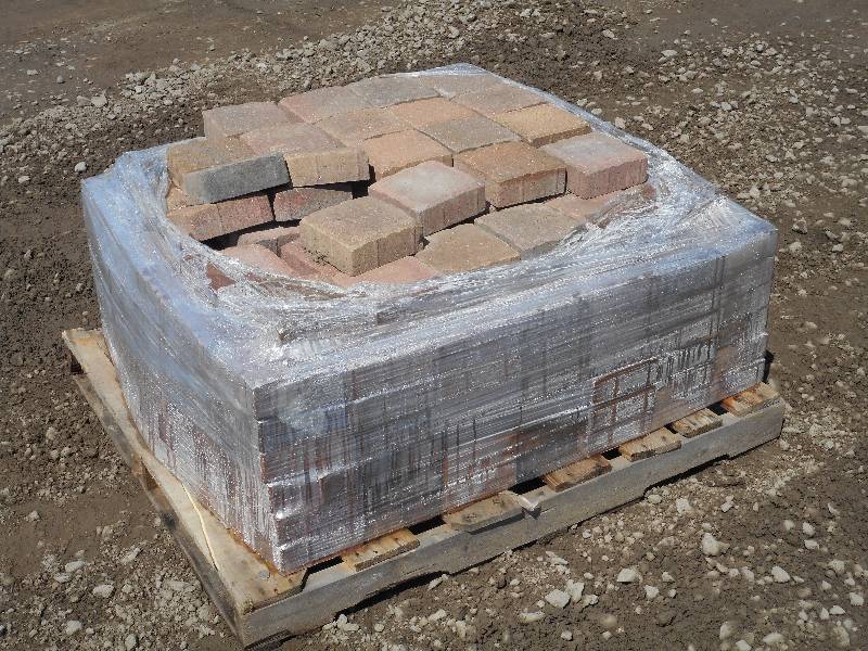 (1) Pallet Of 2.5 Thick Non-Tumbled 6x6 Paver Stones
