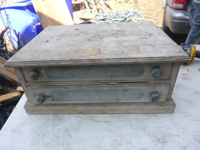lot 184 image: Vintage Parts Cabinet