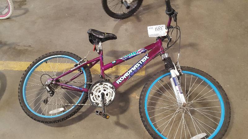 lot 389 image: Purple Road Master Mountain Sport Bike, 19 Rim