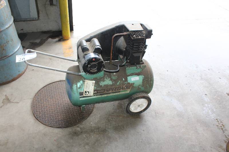 lot 26 image: Craftsman Speedaire Air Compressor Tank