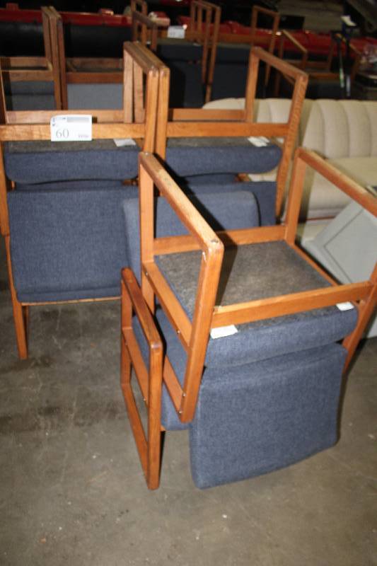 lot 60 image: Lot of (6) Lobby Chairs