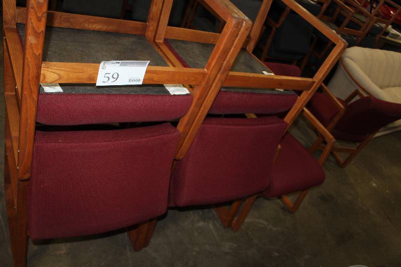 lot 59 image: Lot of (6) Lobby Chairs