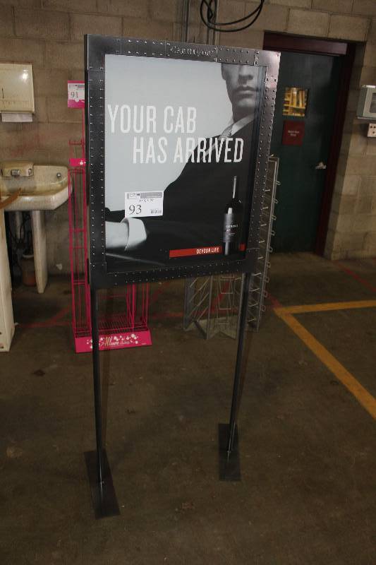 lot 93 image: Poster Display Stand