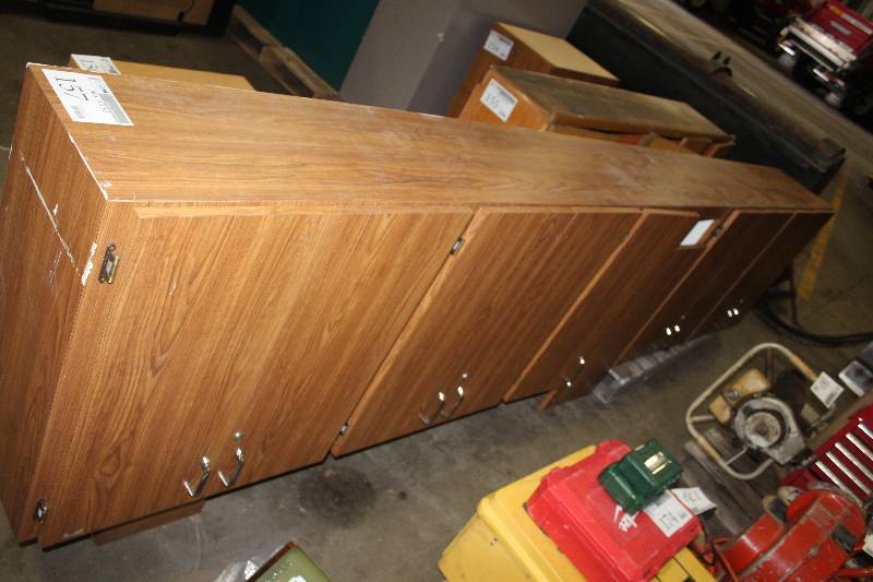 lot 157 image: 8-Door Cabinet