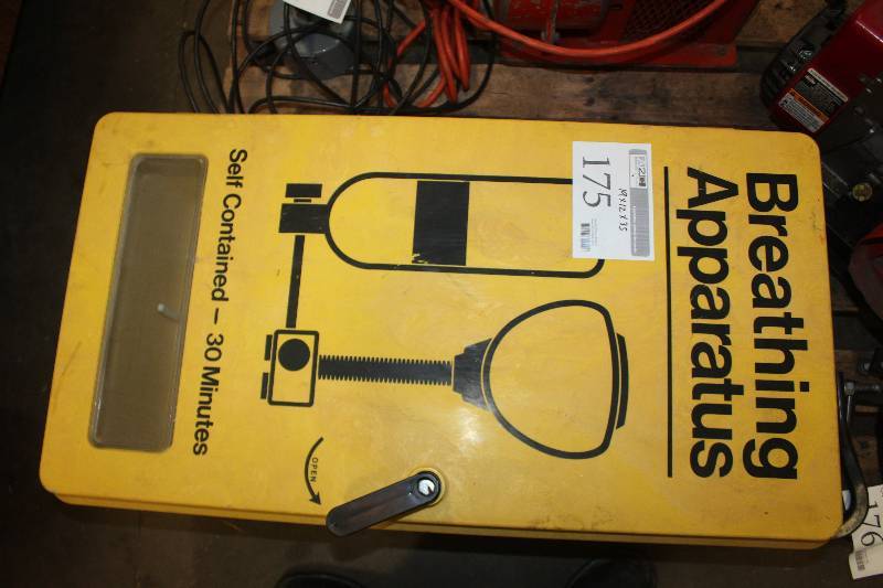 lot 175 image: SCBA Breathing Apparatus Box
