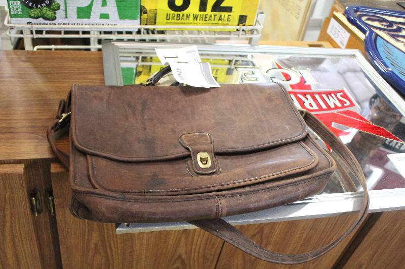 lot 170 image: Brown Leather Sachel Bag