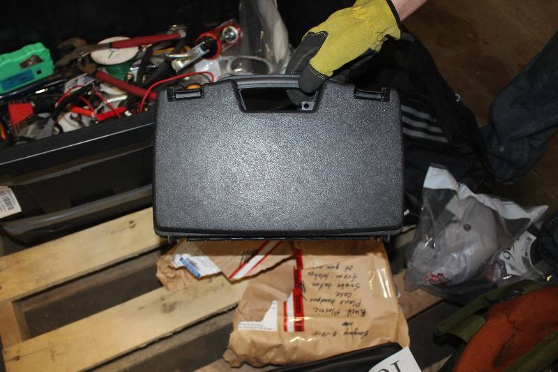 lot 167 image: Plano Black Plastic Handgun Case