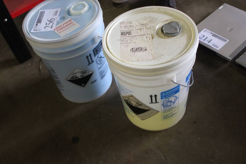 lot 256 image: Lot of (2) Bottles Floor Stripper, Detergent