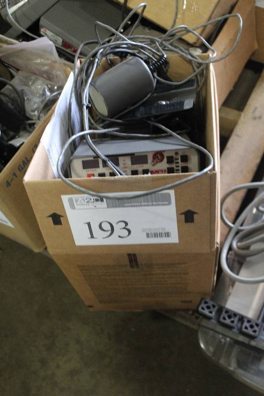 lot 193 image: Box Lot of Speed Radar Targeting Heads And Control Modules