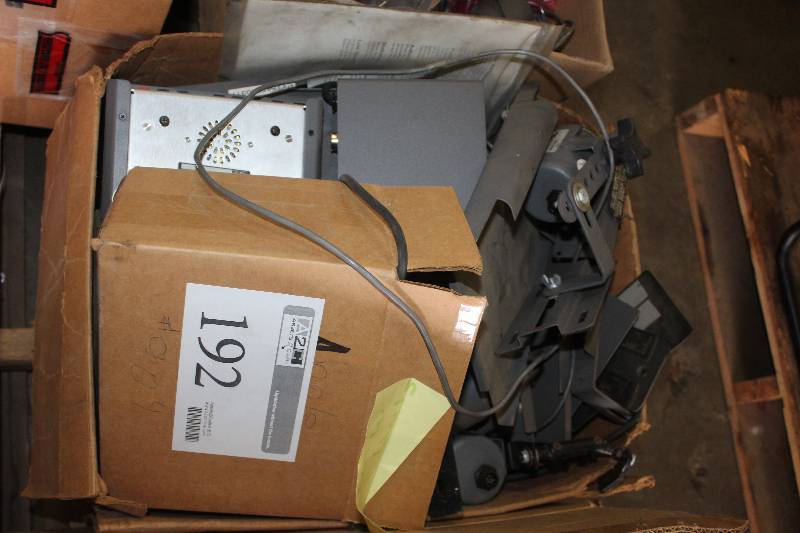 lot 192 image: Box Lot of Speed Radar Targeting Heads And Control Modules
