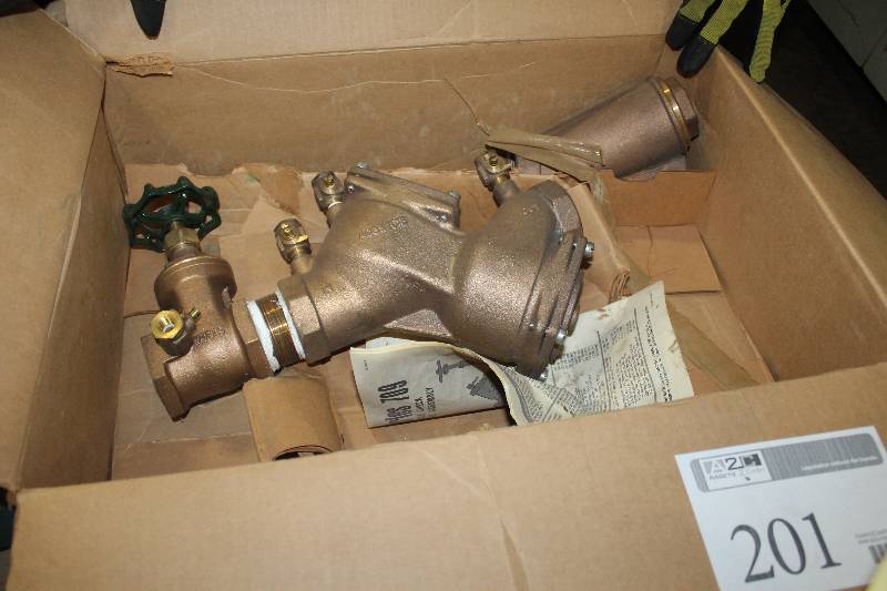lot 201 image: Box Lot of Series 709 Double Check Valve Assembly