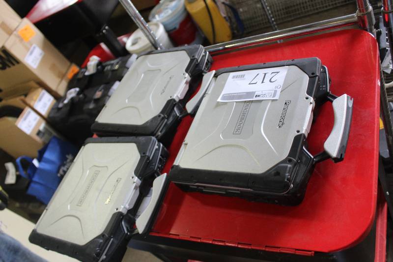 lot 217 image: Lot of (3) Panasonic Toughbook CF-30 Laptop Computer