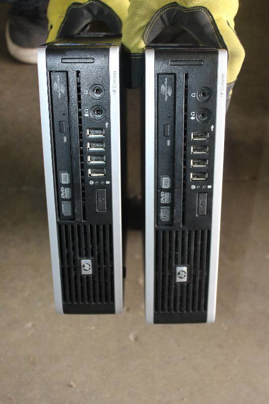 lot 221 image: Lot of (2) HP Compaq Series 8000 Desktop