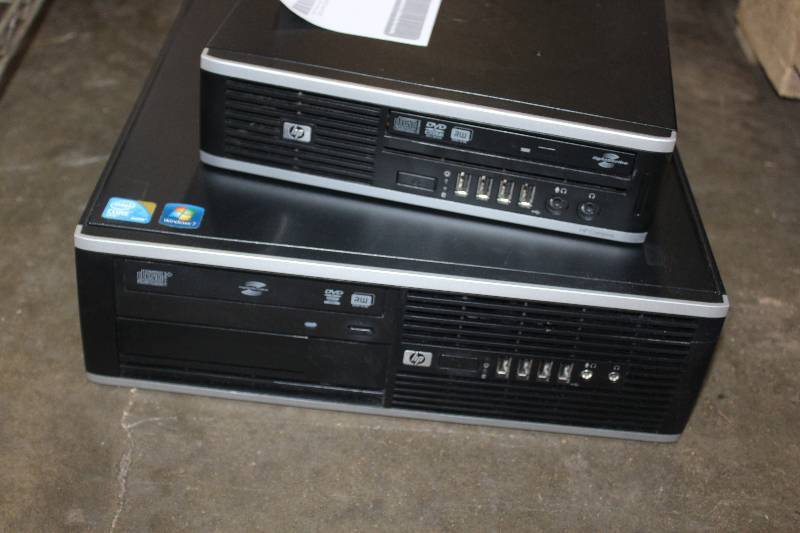 lot 219 image: Lot of (2) HP Compaq Series 8000 Desktop
