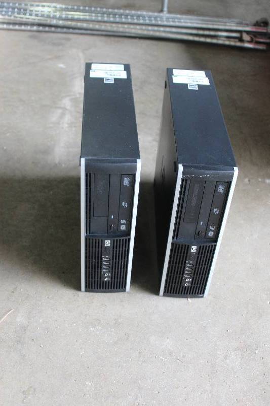 lot 226 image: Lot of (2) HP Compaq Series 8000 Desktop