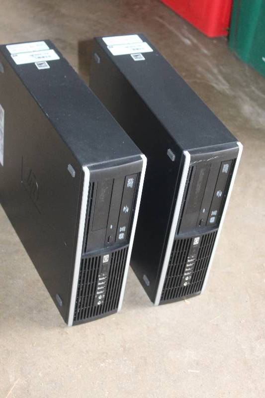 lot 227 image: Lot of (2) HP Compaq Series 8000 Desktop