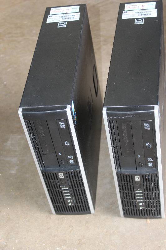 lot 229 image: Lot of (2) HP Compaq Series 8000 Desktop