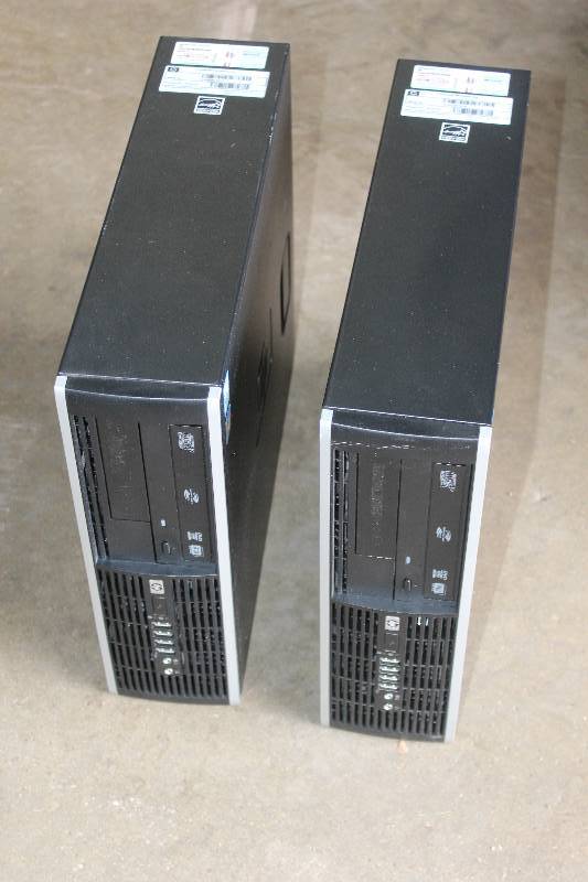 lot 233 image: Lot of (2) HP Compaq Series 8000 Desktop