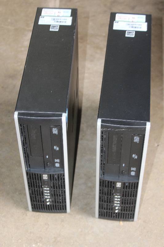 lot 232 image: Lot of (2) HP Compaq Series 8000 Desktop