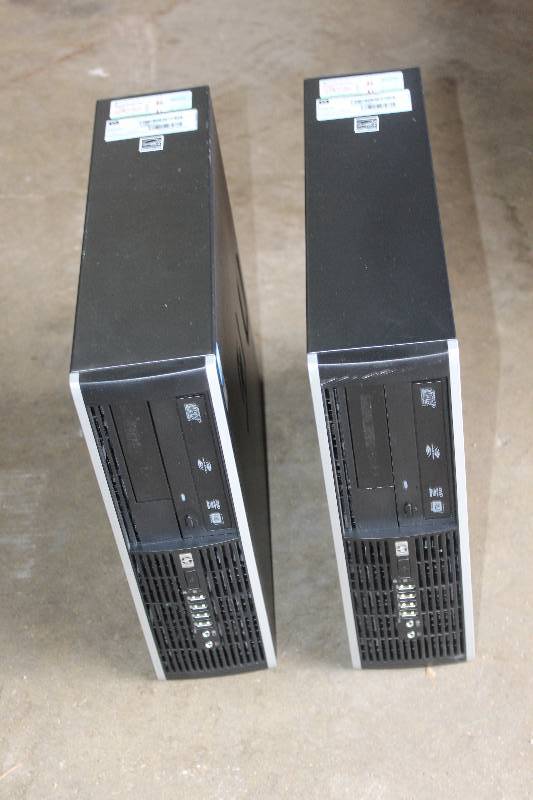 lot 231 image: Lot of (2) HP Compaq Series 8000 Desktop