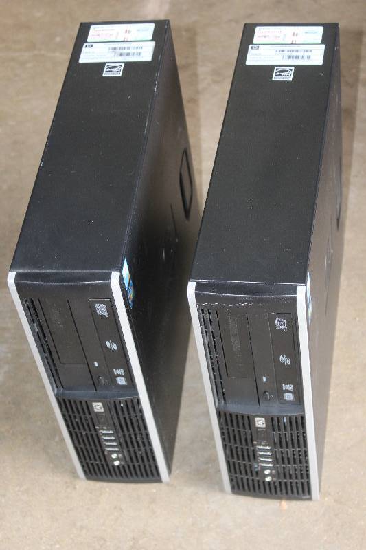 lot 237 image: Lot of (2) HP Compaq Series 8000 Desktop