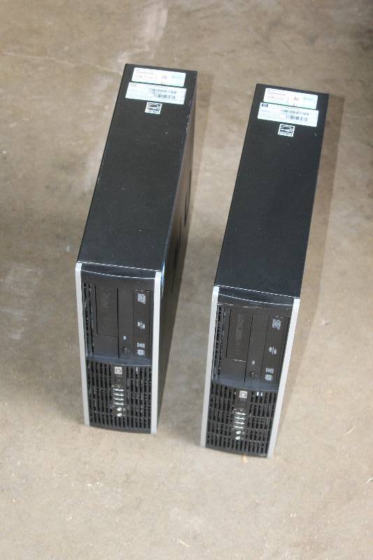 lot 236 image: Lot of (2) HP Compaq Series 8000 Desktop