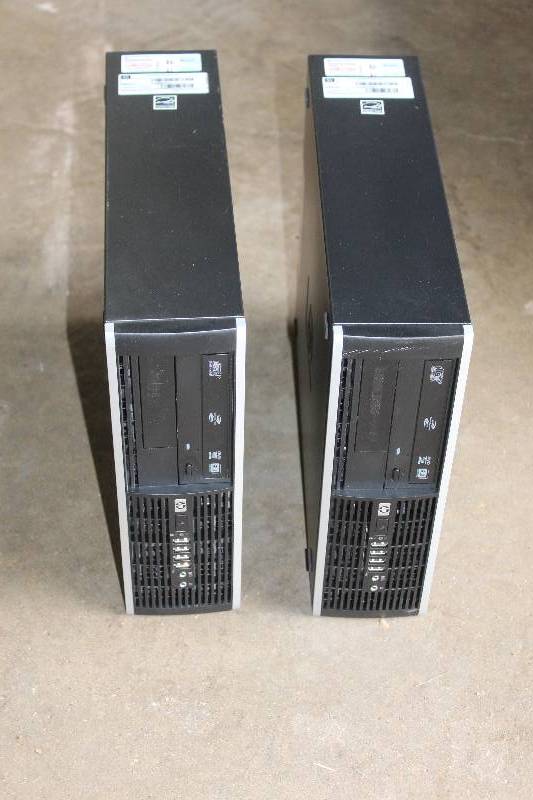 lot 234 image: Lot of (2) HP Compaq Series 8000 Desktop