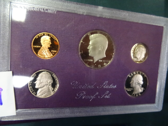lot 139 image: United States Mint Proof Set 1984