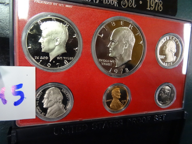 lot 145 image: United States Mint Proof Set 1978